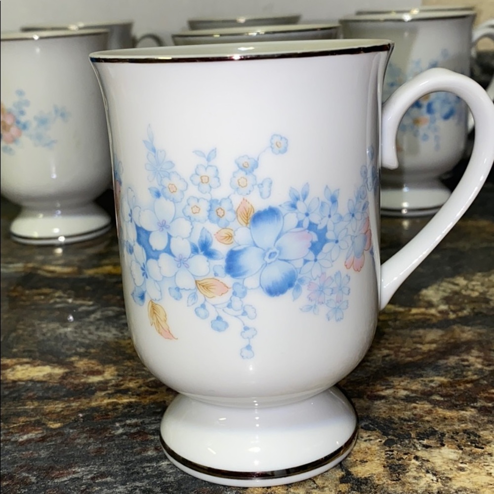 🎈Genuine Porcelain China fancy floral cups